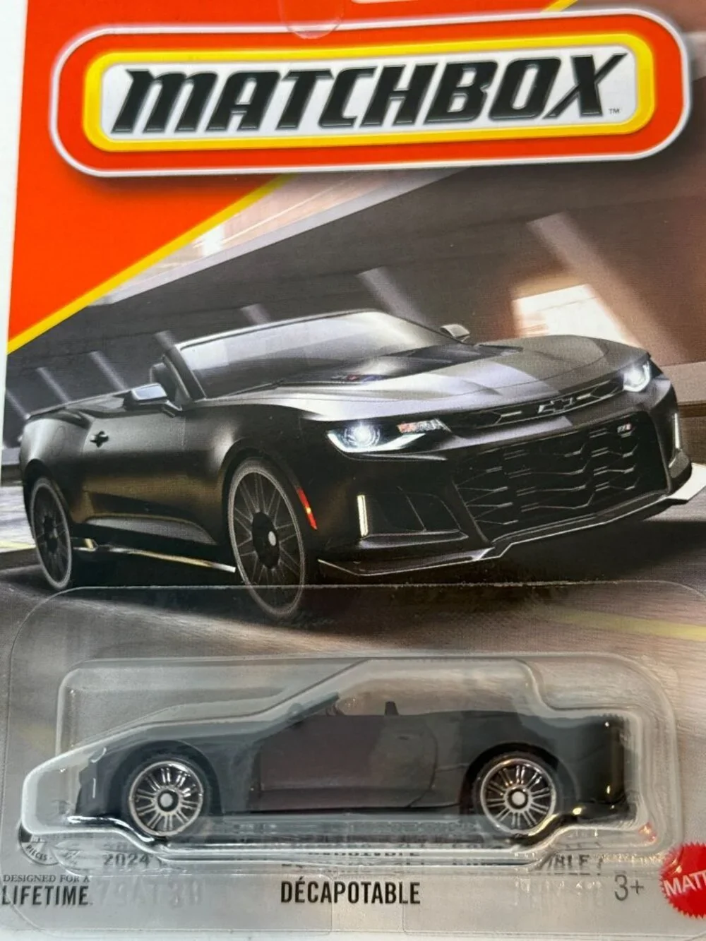 2026 Matchbox 2024 Chevrolet Camaro ZL1 Convertible 59/125 Decapotable